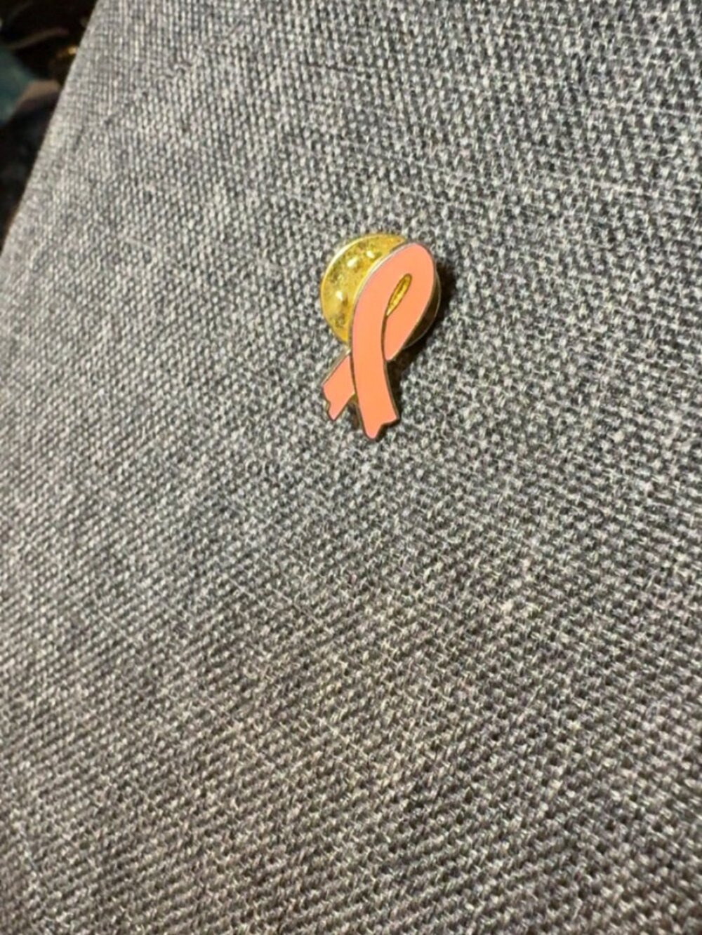 Pink Ribbon Breast Cancer Awareness Pin